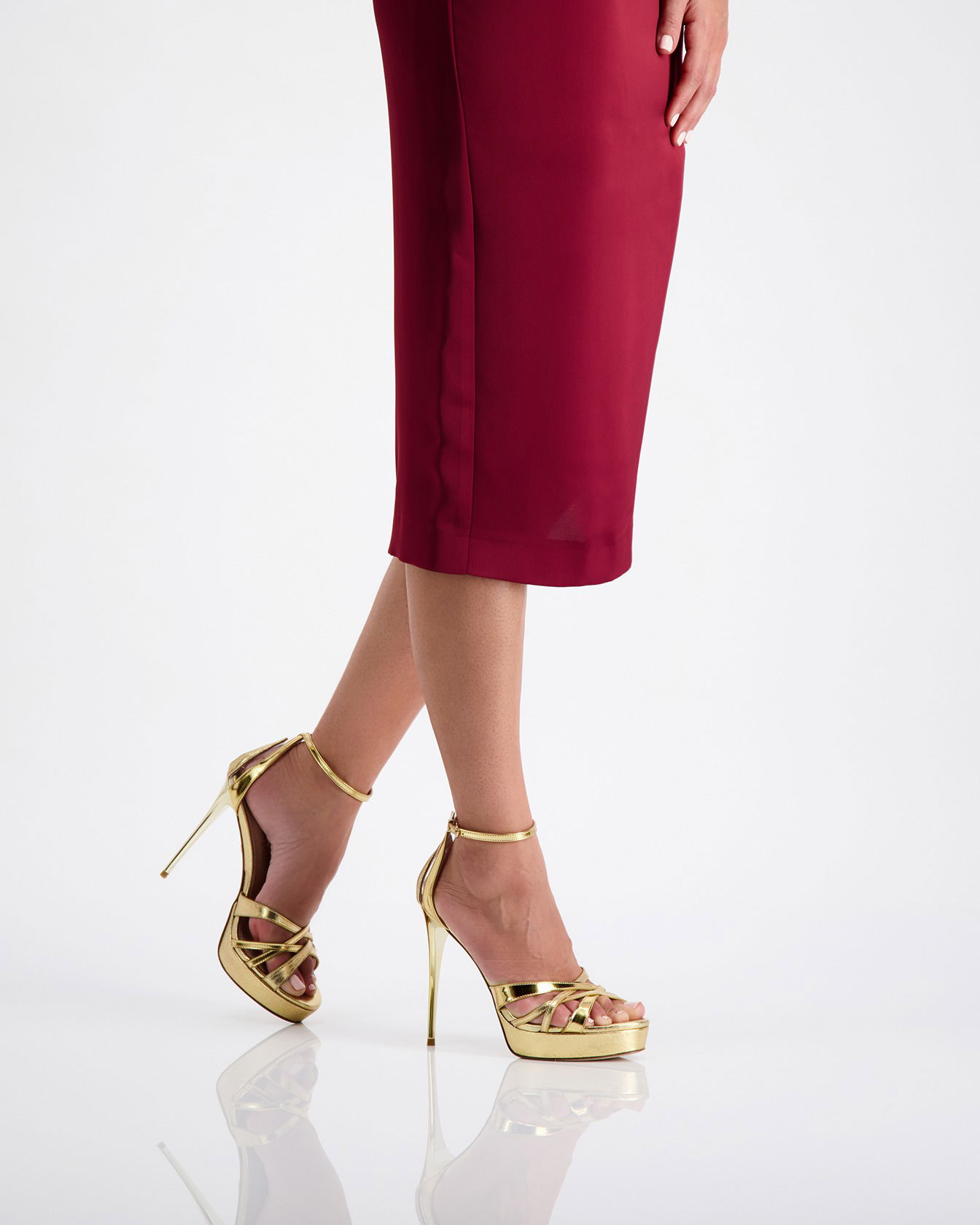 On-model photography Shoes