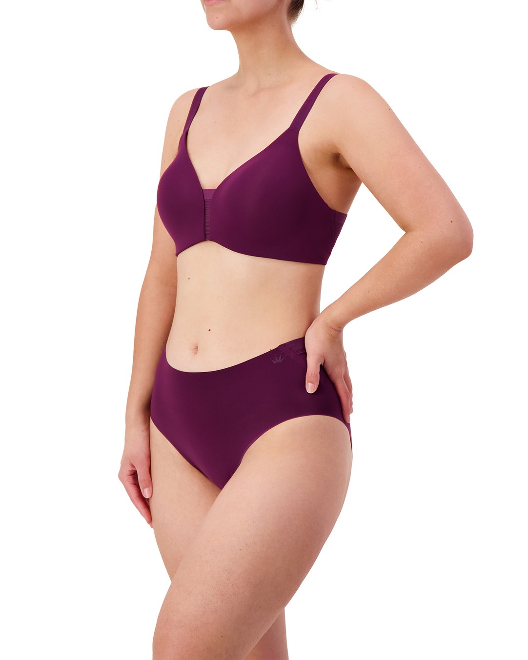 Triumph. On-model photography