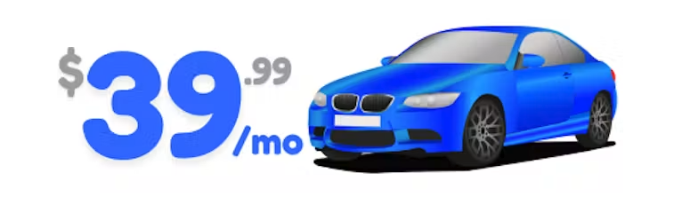 Car insurance from $39.99 per month