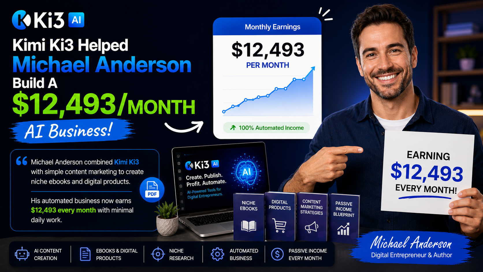 Michael Anderson earnings proof