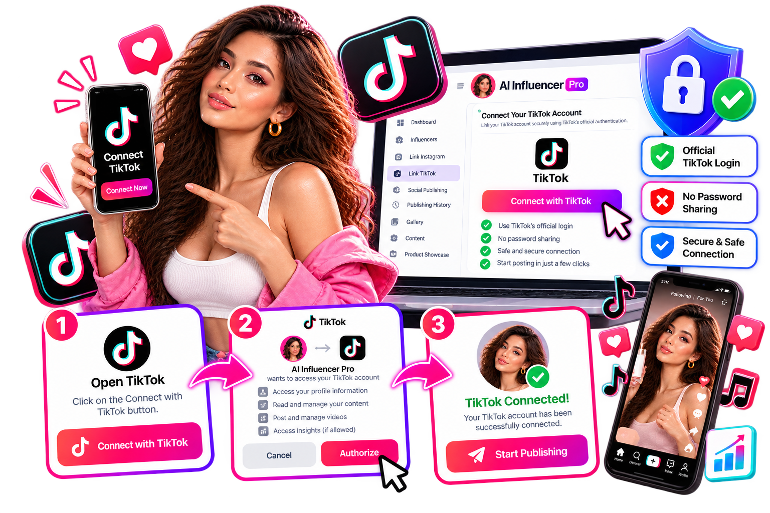 Secure TikTok Account Linking