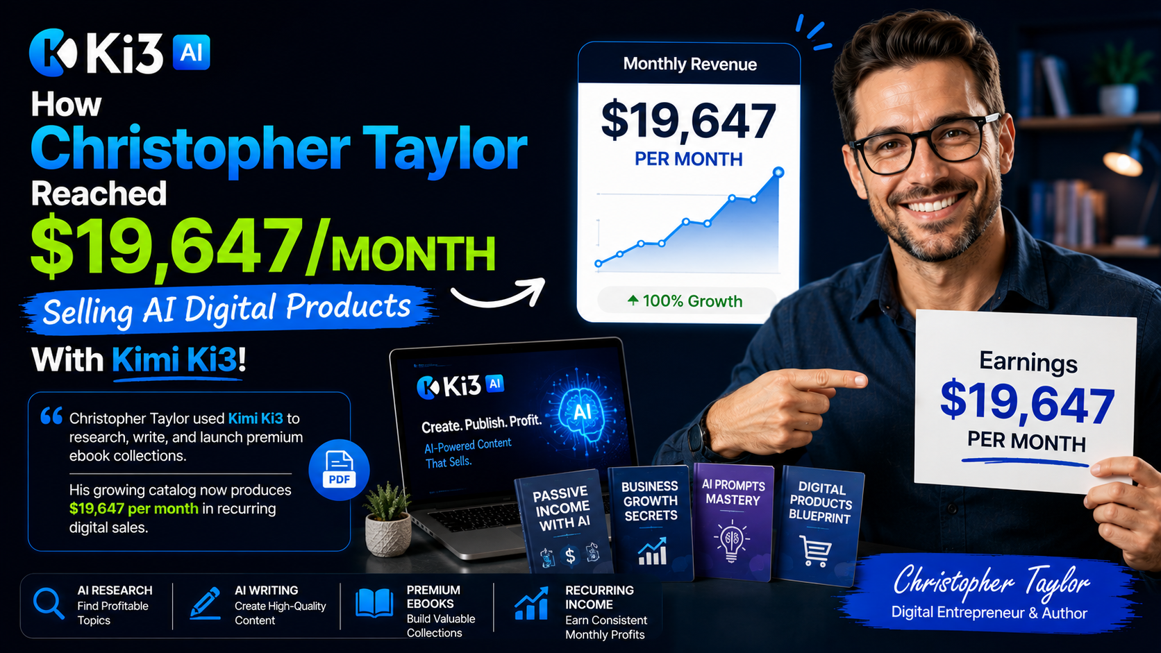 Christopher Taylor earnings proof