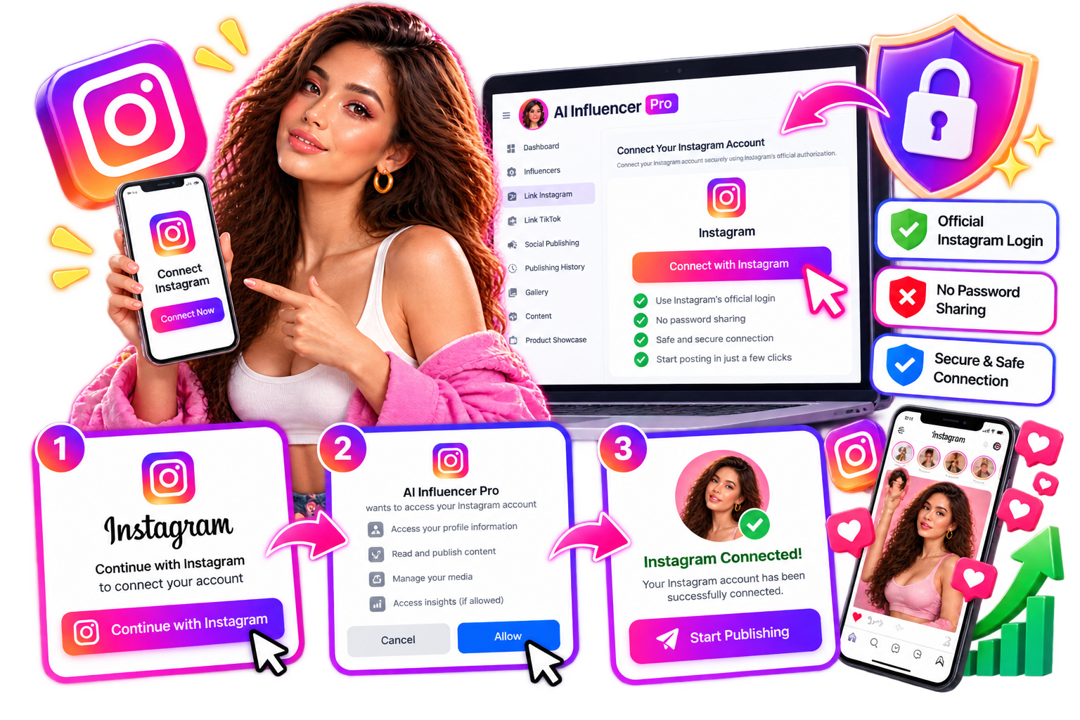 Secure Instagram Login