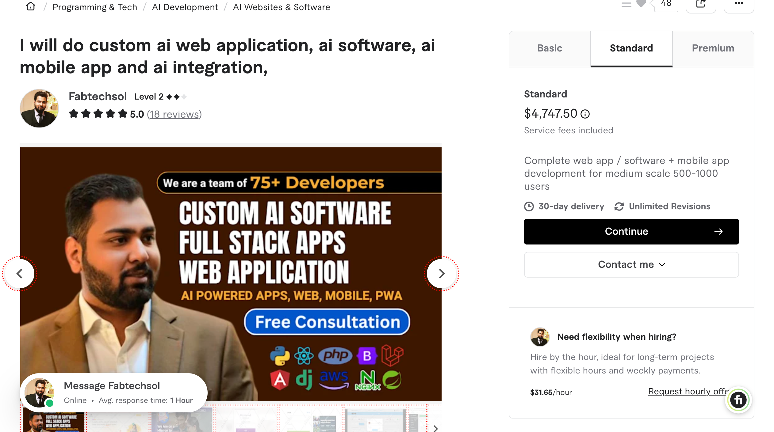 Ki3 AI interface screenshot